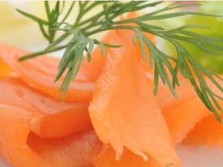 Zacht gerookte Noorse zalm 500g, luchtdicht verpakt in 2 x 250g